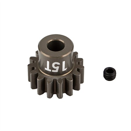 FT Pinion Gear, 15T-MOD 1, 5mm shaft, aluminum