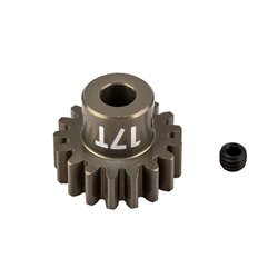 FT Pinion Gear, 17T-MOD 1, 5mm shaft, aluminum