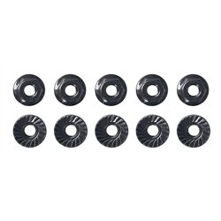 M4 Low Profile Serrated Steel Wheel Nuts