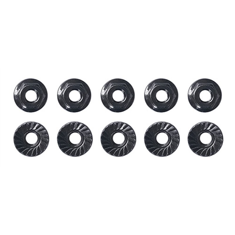 M4 Low Profile Serrated Steel Wheel Nuts