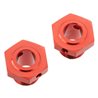 AR310447 Wheel Hex Aluminum 17mm/13.6mm  Red (2)