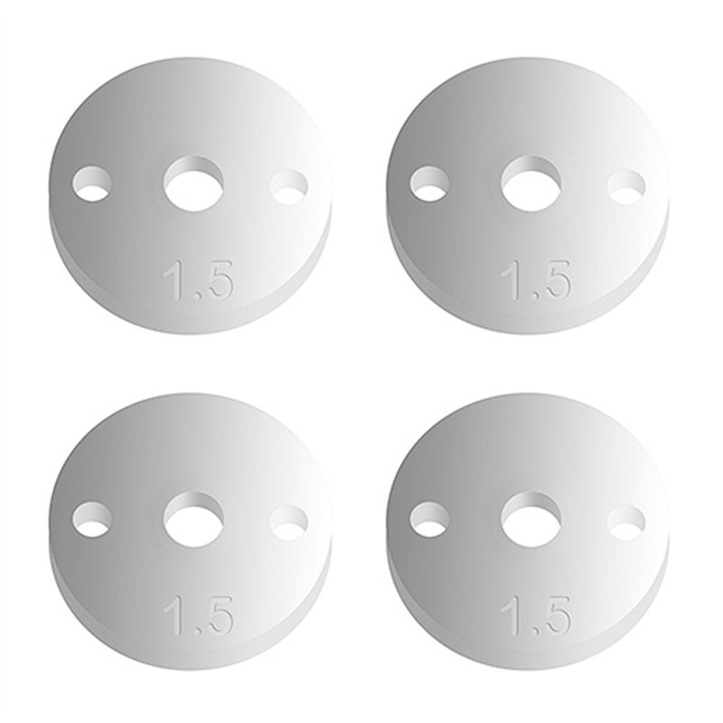 FT 12mm Shock Pistons V2 2x1.5 mm flat