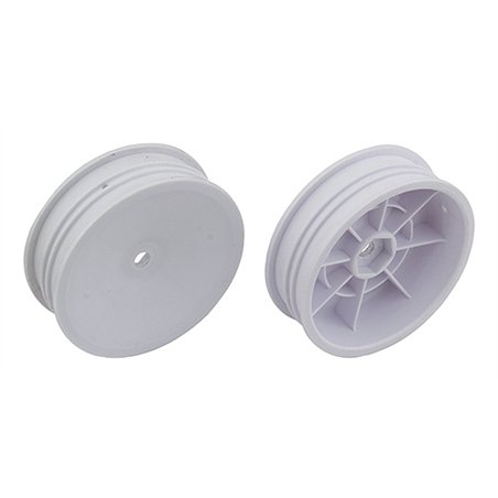 2WD Slim Front Wheels 2.2 in 12 mm Hex white