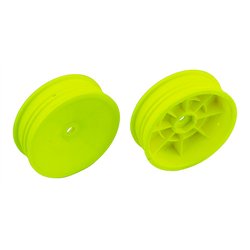 2WD Slim Front Wheels 2.2 in 12 mm Hex yellow