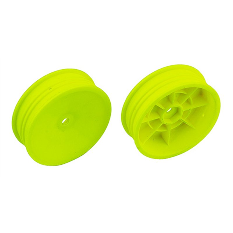 2WD Slim Front Wheels 2.2 in 12 mm Hex yellow