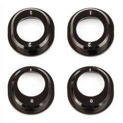 RC10B6.1 Aluminum Differential Height Inserts black