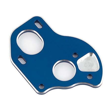 RC10B6.1 Laydown/Layback Motor Plate blue aluminum