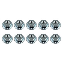 Nuts, M4 Serrated Wheel Nuts