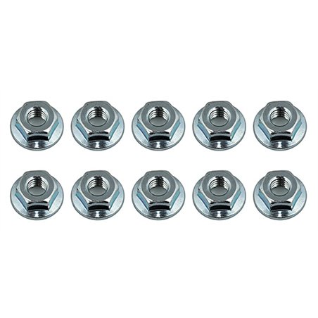 Nuts, M4 Serrated Wheel Nuts