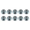 Nuts, M4 Serrated Wheel Nuts