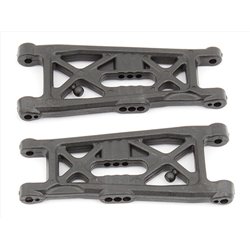 RC10B6 FT Front Suspension Arms flat carbon