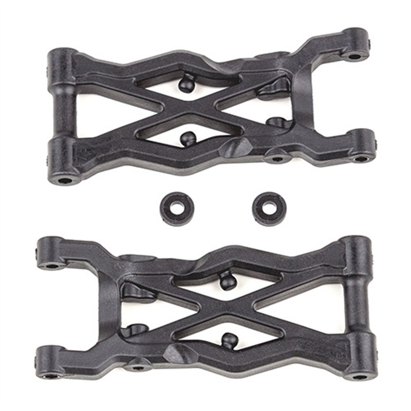 RC10B6.2 FT Rear Suspension Arms 75mm carbon