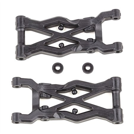RC10B6.2 FT Rear Suspension Arms 75mm carbon