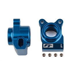 RC10B6.2 FT Rear Hubs blue aluminum