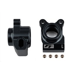 RC10B6.2 FT Rear Hubs black aluminum