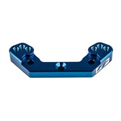 RC10B6.2 FT Rear Ballstud Mount +2mm blue