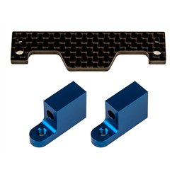 RC10B6.2 FT Servo Mount SetSide Rail Mount