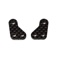 RC10B6.3 FT Steering Block Arms, HT +1, carbon fiber