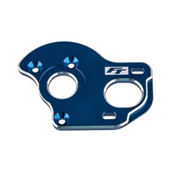 RC10B6.1 FT Laydown/Layback Motor Plate 3.5mm blue