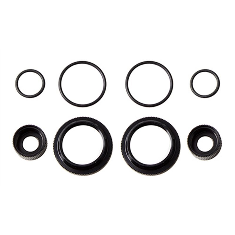 12mm Shock Collar and Seal Retainer Set black
