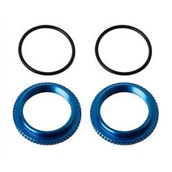 fjäderspännare, 13mm, blå aluminium