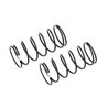 13mm Front Shock Springs white 3.3lb/in L44 7.25T 1.2D
