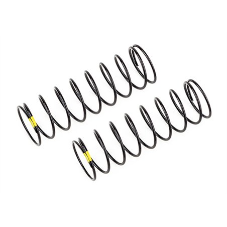 13mm Rear Shock Springs yellow 2.3lb/in L61 9.5T 1.2D