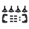 RC10B6.4 -1mm Scrub Caster and Steering Blocks carbon