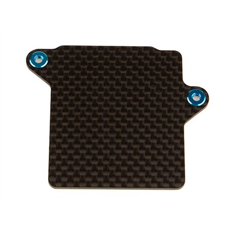 RC10B74.1 FT ESC Tray, Chassis V2, carbon fiber