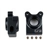 RC10B74.1 FT Rear Hubs black aluminum