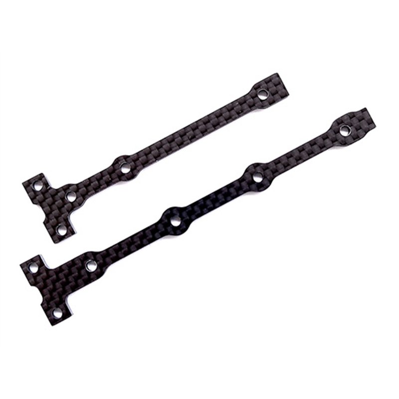 RC10B74.1 FT Flex Chassis Brace Support Set 2.0mm carbon fiber