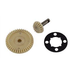 RC10B74.2 FT Ring and Pinion Gear Set molded