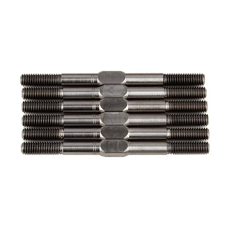 RC10B6.4 FT Titanium Turnbuckle Set, 3.5mm