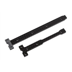 RC10B74.2 FT Carbon Fiber Stiff Chassis Brace Support Set 2.5mm