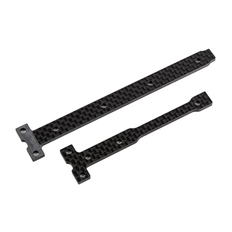 RC10B74.2 FT Carbon Fiber Stiff Chassis Brace Support Set 2.5mm