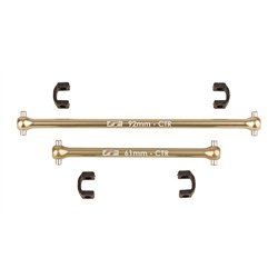 RC10B74.2 FT Center Dogbone Set aluminum