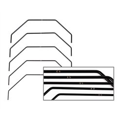 RC10B7 Front Anti-roll Bar Set