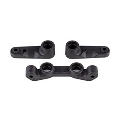 RC10B7 FT Steering Bellcrank and Rack Set, carbon