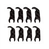RC10B7 FT Steering Block Mount Shim Set, carbon fiber