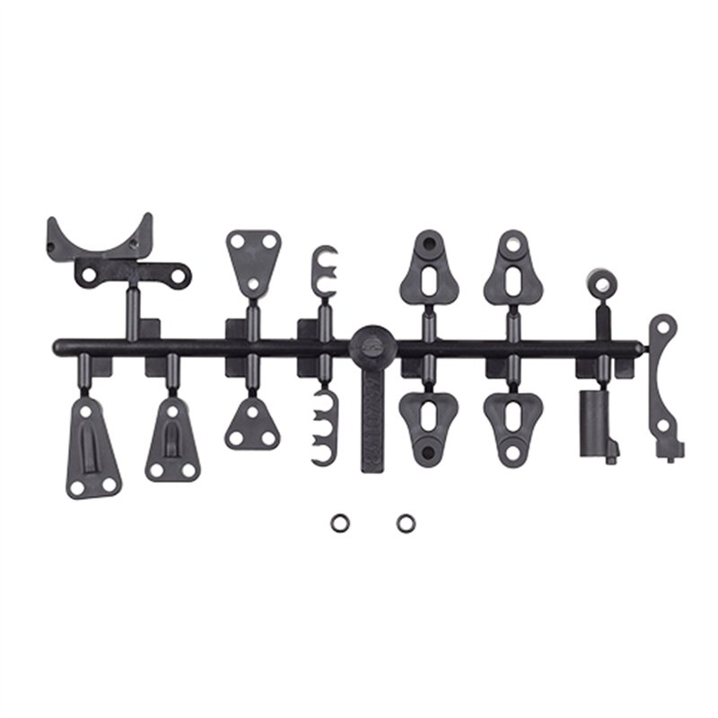 RC10B84 Battery Holder And Fan Mount Set