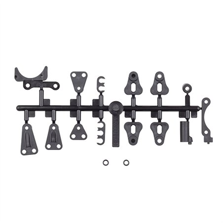 RC10B84 Battery Holder And Fan Mount Set
