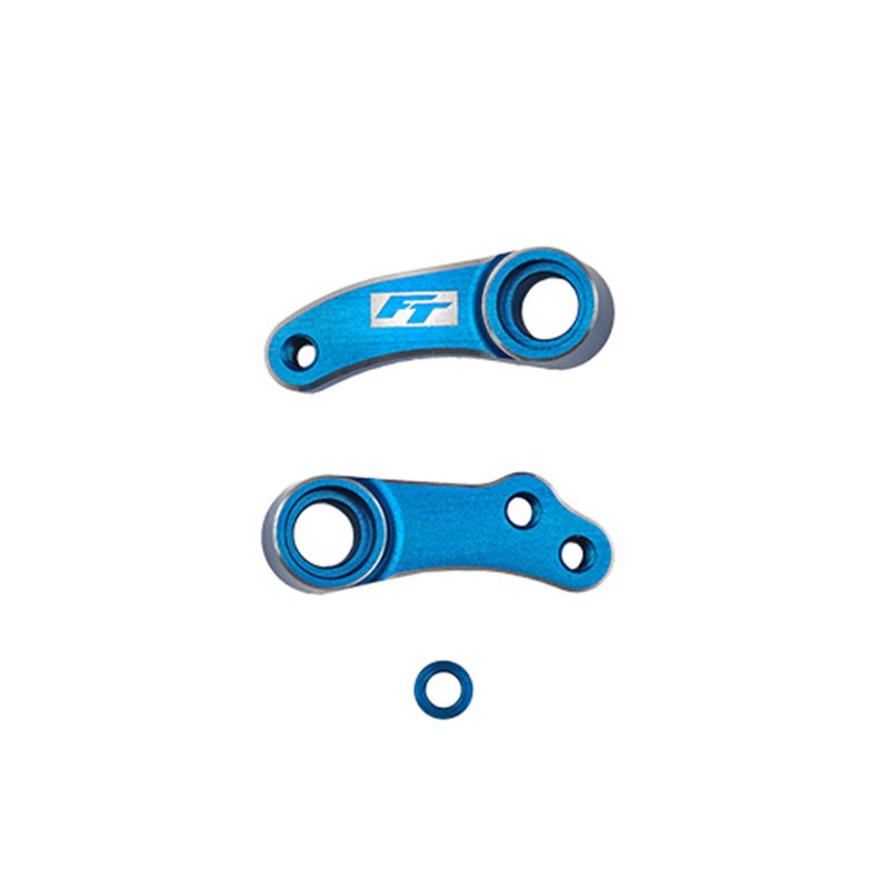 RC10B84 FT Aluminum Steering BellcranksBlue