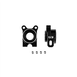 RC10B7 FT Aluminum Rear Hubs-4 OffsetBlack