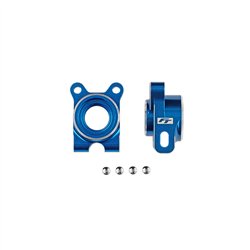 RC10B7 FT Aluminum Hrc Rear Hubs-4 OffsetBlue