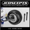 Jconcepts - Titanium RC10B3 / RC10T3 King pin ball-stud, 2pcs