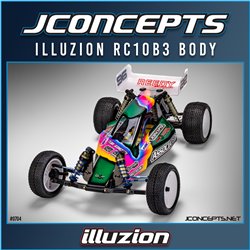 Illuzion - RC10B3 body with 5,5" wing