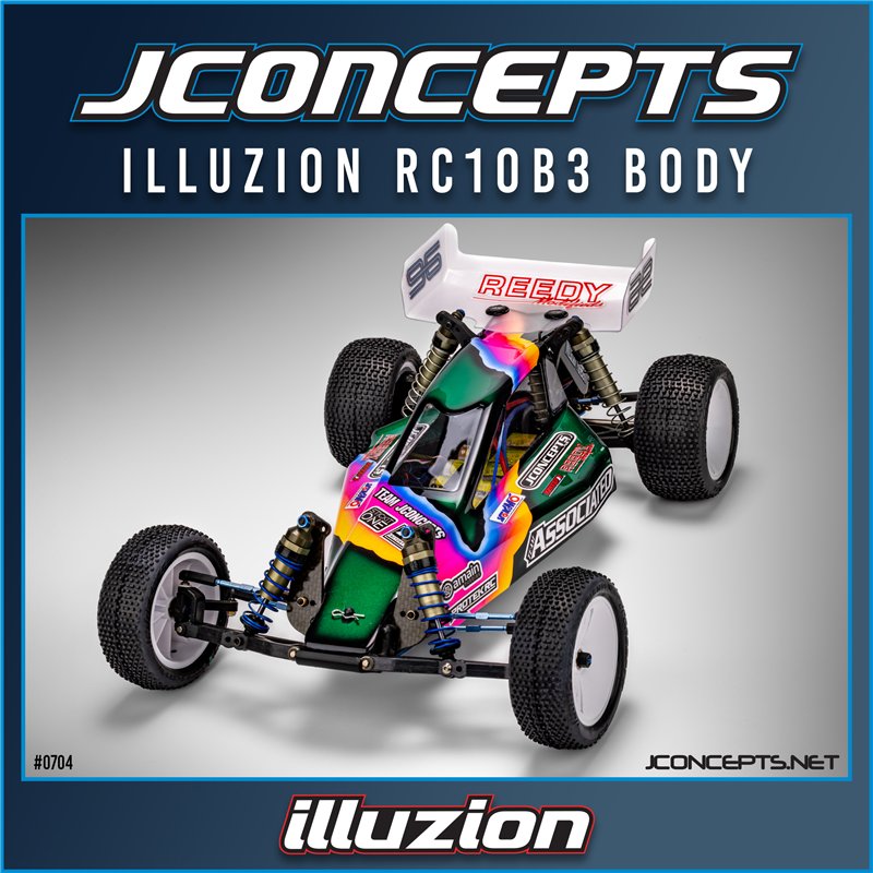 Illuzion - RC10B3 body with 5,5" wing