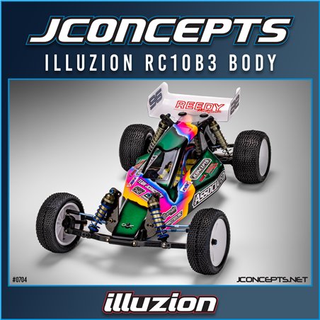 Illuzion - RC10B3 body with 5,5" wing