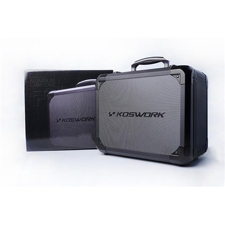 Koswork V2 Mini Black Aluminium Case for Kyosho Mini-Z (300x240x190mm
