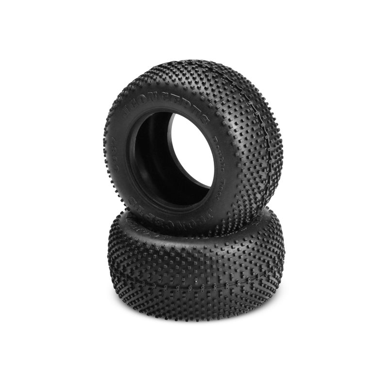 Double Dees - green compound - (fits 3359 1.7" Hazard rear wheel) - RC10 Classic tires